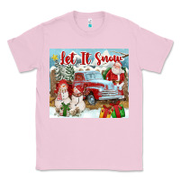 Bubblegum Pink Let It Snow Tumbler Classic Tee - FaDigitalArtStudio