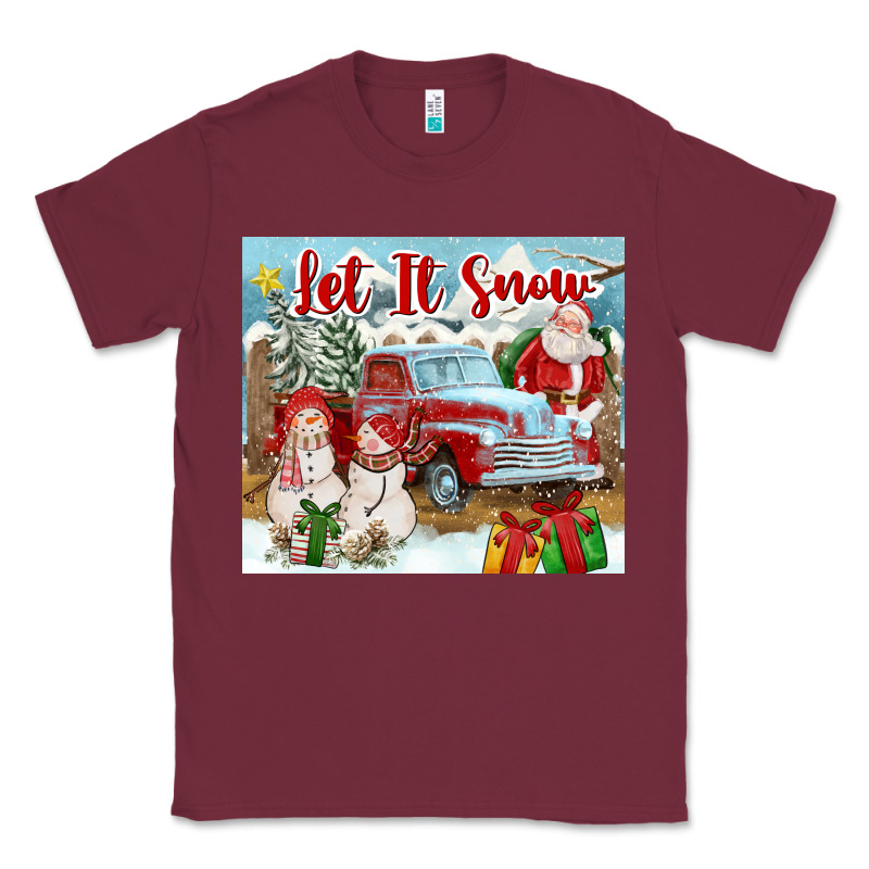 Let It Snow Tumbler Classic Tee by FaDigitalArtStudio | Teevron
