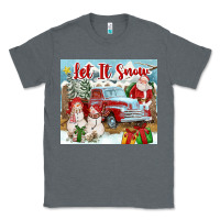 Charcoal Heather Let It Snow Tumbler Classic Tee - FaDigitalArtStudio