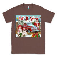 Chestnut Let It Snow Tumbler Classic Tee - FaDigitalArtStudio