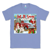 Colony Blue Let It Snow Tumbler Classic Tee - FaDigitalArtStudio