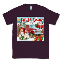 Plum Let It Snow Tumbler Classic Tee - FaDigitalArtStudio
