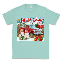 Seafoam Let It Snow Tumbler Classic Tee - FaDigitalArtStudio