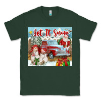 Sports Green Let It Snow Tumbler Classic Tee - FaDigitalArtStudio