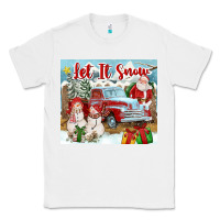 White Let It Snow Tumbler Classic Tee - FaDigitalArtStudio