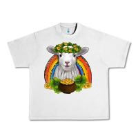 Lunar Rock st patricks day baby sheep shamrocks gold rainbow Urban Heavy Tee - RanaPortraitStore