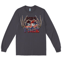 Smoke Born to be free 4th of July Long Sleeve Tee - CowGirlArtShop
