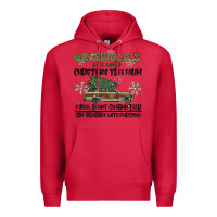Cardinal christmas tree farm Premium Hoodie - MaliasSmallBusiness