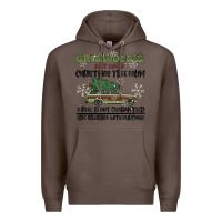 Coffee christmas tree farm Premium Hoodie - MaliasSmallBusiness