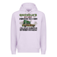 Lilac christmas tree farm Premium Hoodie - MaliasSmallBusiness