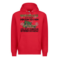 Red christmas tree farm Premium Hoodie - MaliasSmallBusiness