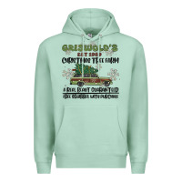 Seafoam christmas tree farm Premium Hoodie - MaliasSmallBusiness