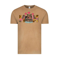 Vintage Camel Mom Bear With Sunflowers Vintage Tee - RanaPortraitStore