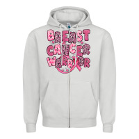 Dove Grey breast cancer warrior Zipper Hoodie - JahusDesignShop