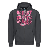 Smoke breast cancer warrior Zipper Hoodie - JahusDesignShop