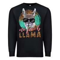 Black western no prob llama Premium Sweatshirt - LillyAllenDesigns