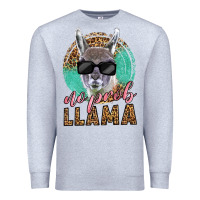 Heather Grey western no prob llama Premium Sweatshirt - LillyAllenDesigns