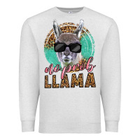 Oatmeal Heather western no prob llama Premium Sweatshirt - LillyAllenDesigns