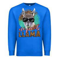 True Royal western no prob llama Premium Sweatshirt - LillyAllenDesigns