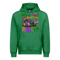 Emerald let the good times roll with mardi gras monster tr Urban Hoodie - LillyAllenDesigns