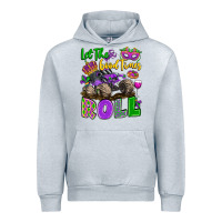 Heather Grey let the good times roll with mardi gras monster tr Urban Hoodie - LillyAllenDesigns