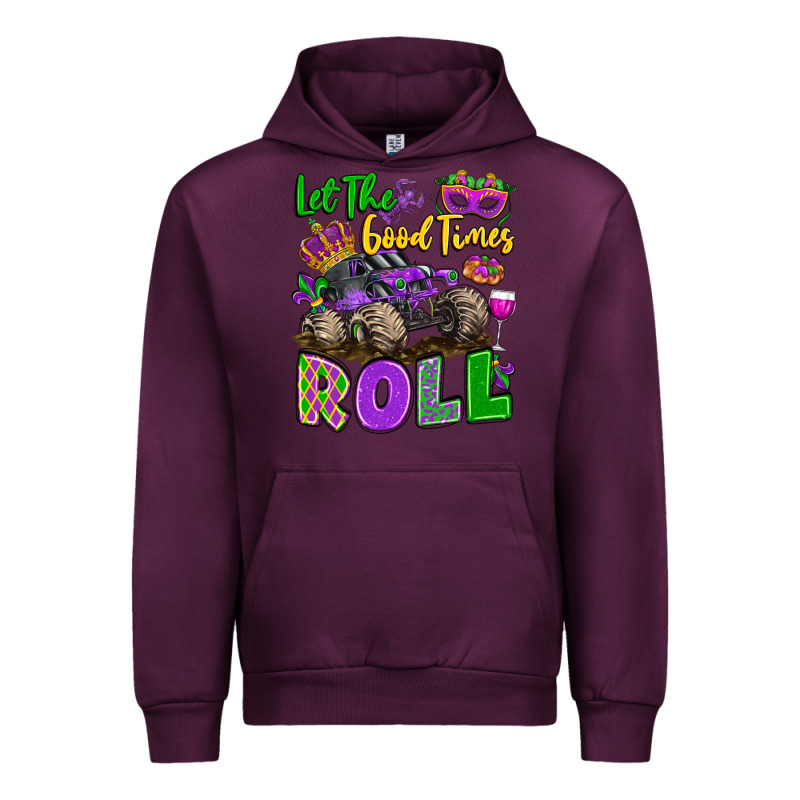 Let The Good Times Roll With Mardi Gras Monster Tr Urban Hoodie by LillyAllenDesigns | Teevron
