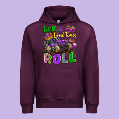 Let The Good Times Roll With Mardi Gras Monster Tr Urban Hoodie Designed By Lillyallendesigns