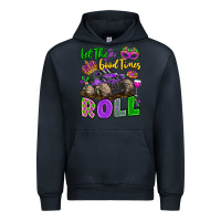 Navy let the good times roll with mardi gras monster tr Urban Hoodie - LillyAllenDesigns