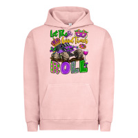 Pigment Salmon let the good times roll with mardi gras monster tr Urban Hoodie - LillyAllenDesigns