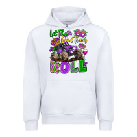 White let the good times roll with mardi gras monster tr Urban Hoodie - LillyAllenDesigns