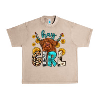 French Oak hay girl Urban Heavy Tee - Zillion Design Studio