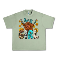 Oil Green hay girl Urban Heavy Tee - Zillion Design Studio