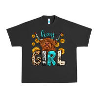 Pigment Black hay girl Urban Heavy Tee - Zillion Design Studio
