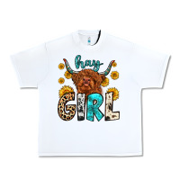 White hay girl Urban Heavy Tee - Zillion Design Studio