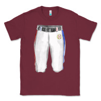 Burgundy softball uniform short pant fa element Classic Tee - FaDigitalArtStudio