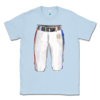 Dusty Blue softball uniform short pant fa element Classic Tee - FaDigitalArtStudio