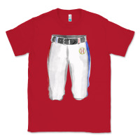 Red softball uniform short pant fa element Classic Tee - FaDigitalArtStudio