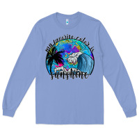 Colony Blue my favorite color is sunshine Long Sleeve Tee - SublimationCraftShop