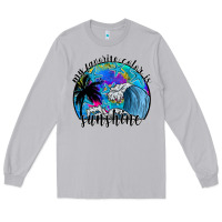 Moon Dust my favorite color is sunshine Long Sleeve Tee - SublimationCraftShop