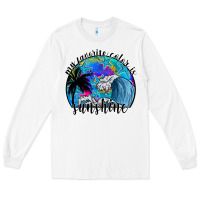 White my favorite color is sunshine Long Sleeve Tee - SublimationCraftShop
