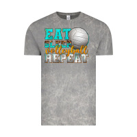 Cloud Rock eat sleep volleyball repeat Vintage Tee - texasbilliewilder
