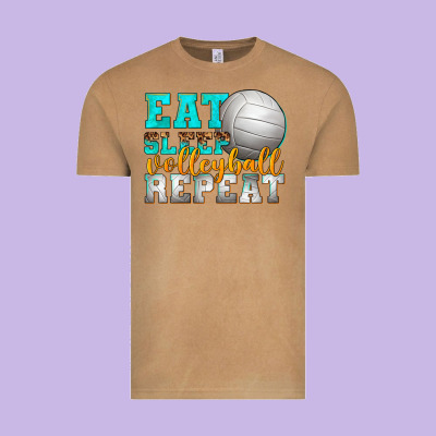 Vintage Tee eat sleep volleyball repeat