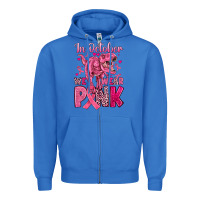 True Royal in october we wear pink dinosaur Zipper Hoodie - JahusDesignShop