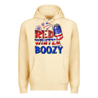 Pina Colada red white boozy Premium Hoodie - NancyCooperArtShop