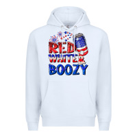 White red white boozy Premium Hoodie - NancyCooperArtShop