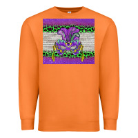 Carrot mardi gras  mask Premium Sweatshirt - BarkalooDesign
