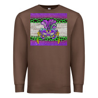 Chestnut mardi gras  mask Premium Sweatshirt - BarkalooDesign