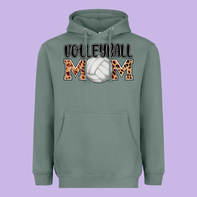 Volleyball Mom Heavyweight Hoodie Designed By Adodesignshop