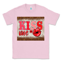 Bubblegum Pink valentine's day kiss me Classic Tee - BarkalooDesign