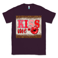 Plum valentine's day kiss me Classic Tee - BarkalooDesign